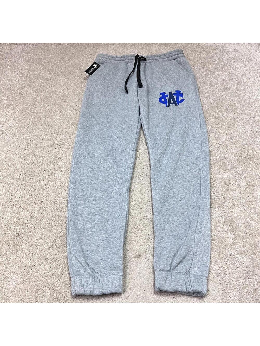 Burnside Joggers Men’s Gray Elastic Waist Pockets Size Small NWT